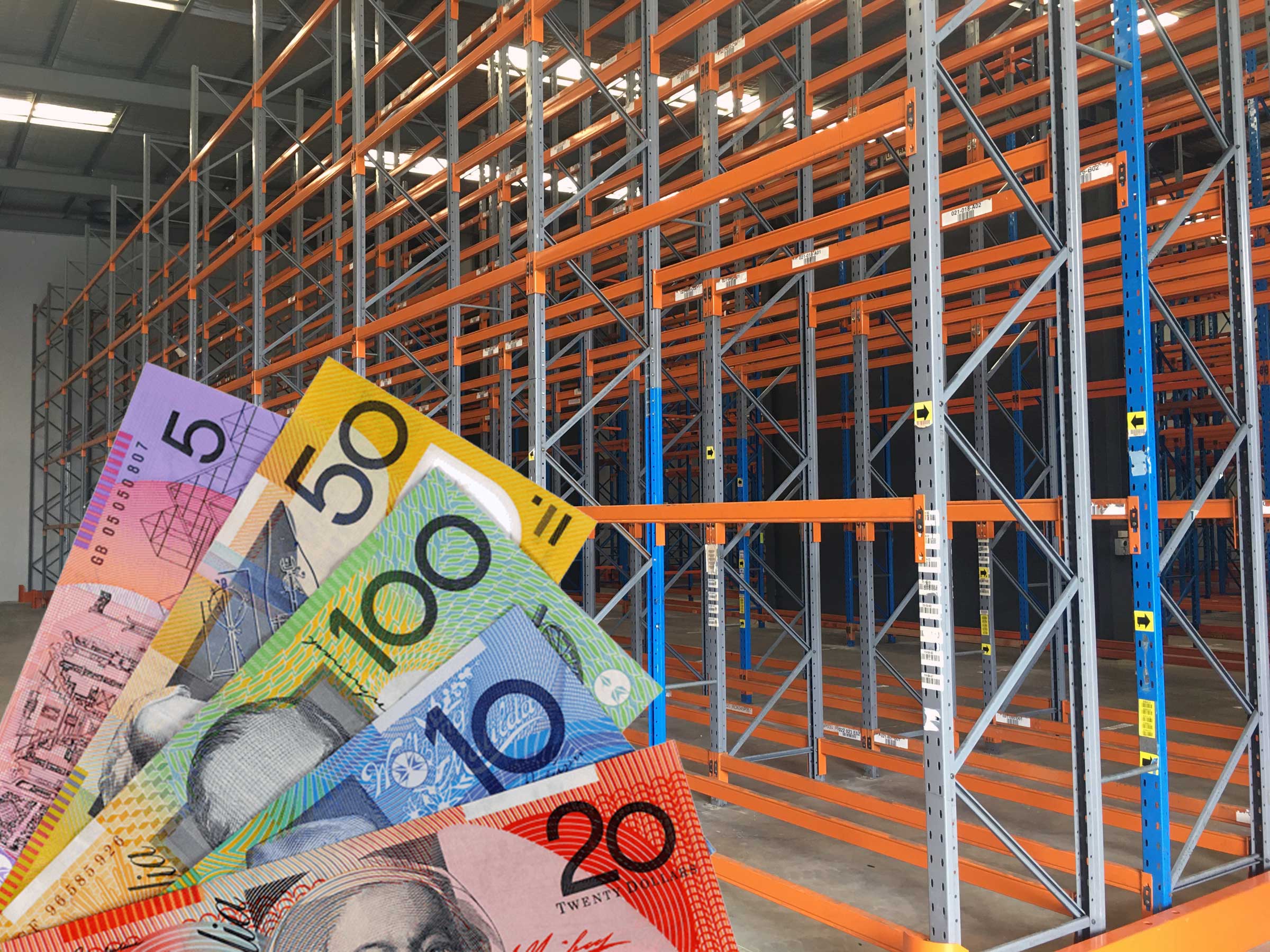 used pallet racking installation